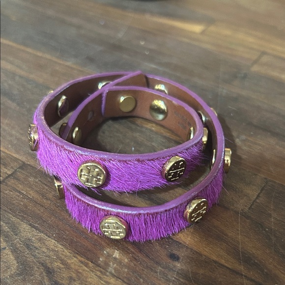 Tory Burch Pony Hair Double Wrap Braclet - Picture 1 of 2